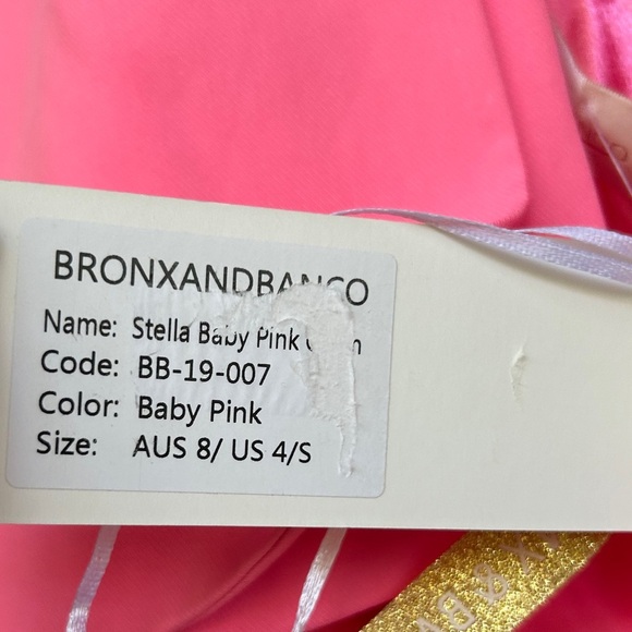 Bronx and Banco Stella Gown in Baby Pink - Picture 8 of 10